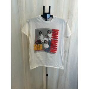 VINTAGE 1986 VAN HALEN 5150 T-SHIRT SIZE XL White, Great Vintage Condition